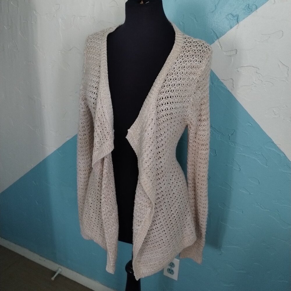 Poof Excellence Crocket Knit Cardigan